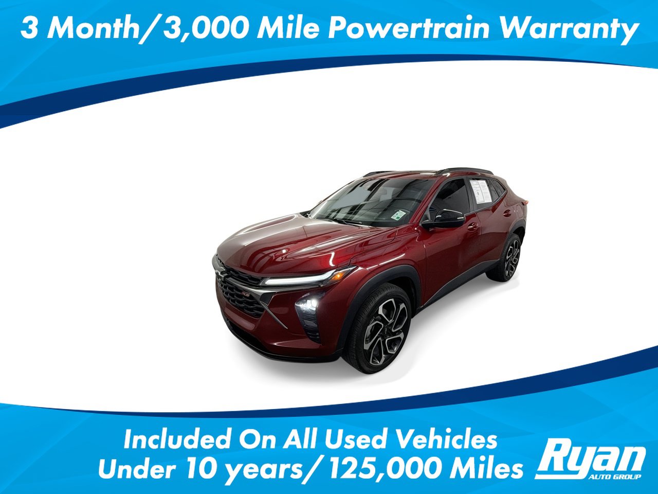 Certified 2025 Chevrolet Trax RS w/ Sunroof Package FWD image 1