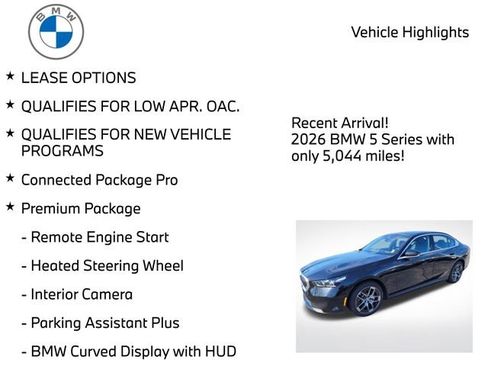 Used 2026 BMW 530i xDrive w/ Premium Package image 4