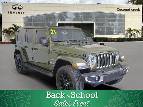 Used 2021 Jeep Wrangler Unlimited Sahara AWD/4WD image 1