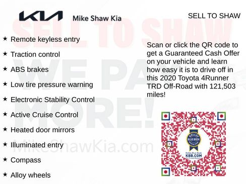 Used 2020 Toyota 4Runner TRD Off-Road AWD/4WD image 12