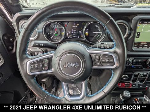 Used 2021 Jeep Wrangler Unlimited Rubicon 4xe w/ Steel Bumper Group AWD/4WD image 21
