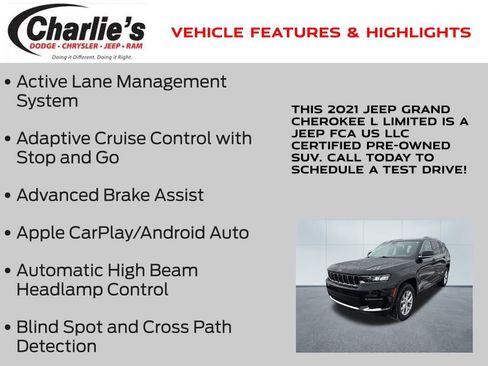 Certified 2021 Jeep Grand Cherokee L Limited image 7