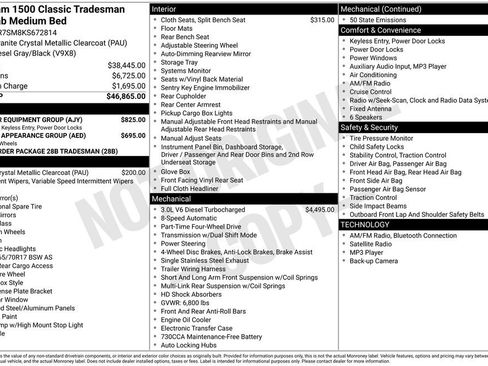 Used 2019 RAM 1500 Tradesman w/ Popular Equipment Group image 4