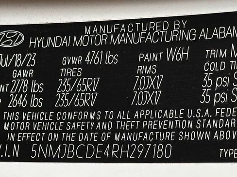 Used 2024 Hyundai Tucson SEL AWD/4WD image 56
