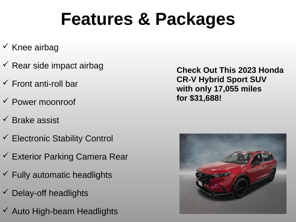 Certified 2023 Honda CR-V Sport image 16
