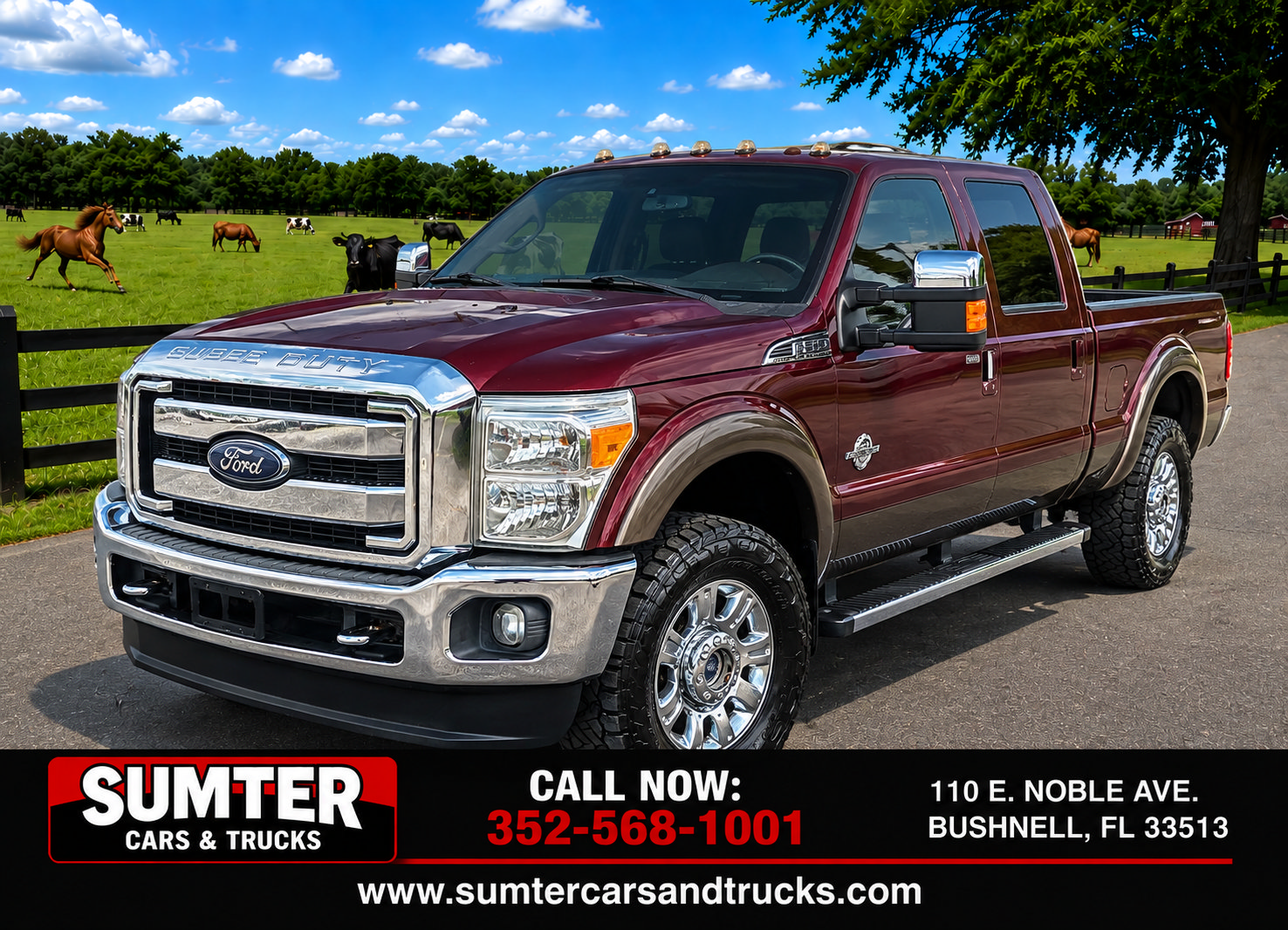 Used 2015 Ford F350 Lariat w/ Chrome Package AWD/4WD image 1
