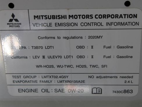 Used 2020 Mitsubishi Outlander SEL FWD image 44