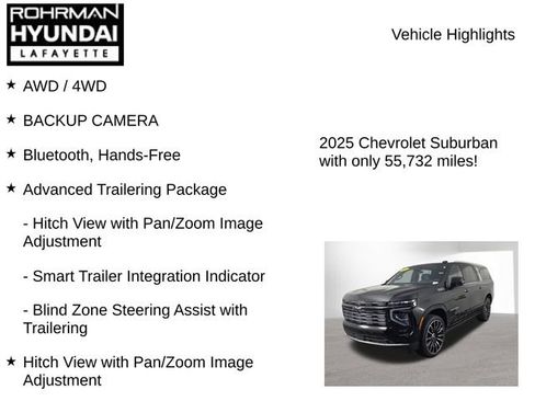 Used 2025 Chevrolet Suburban High Country AWD/4WD image 8