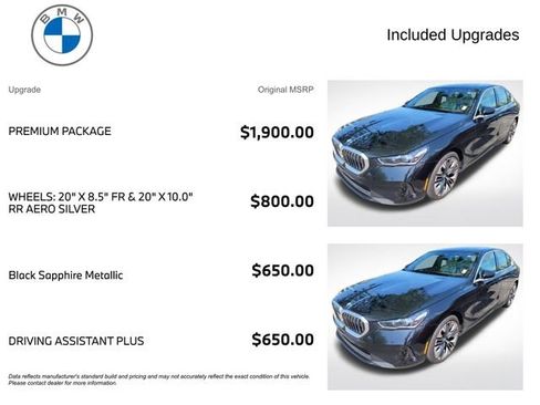Used 2026 BMW 530i xDrive w/ Premium Package AWD/4WD image 3