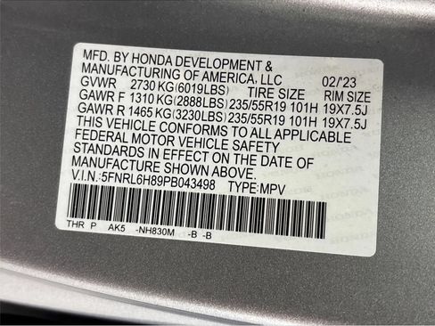 Used 2023 Honda Odyssey Touring image 28