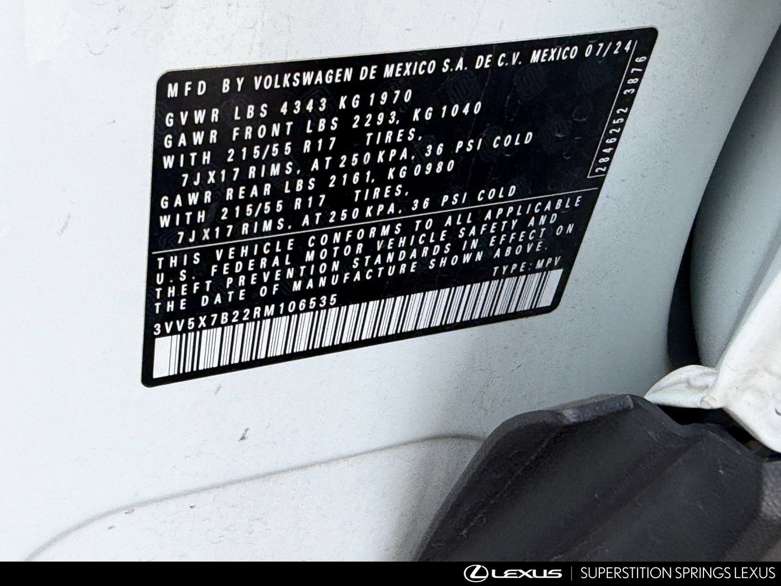 Used 2024 Volkswagen Taos S FWD image 12