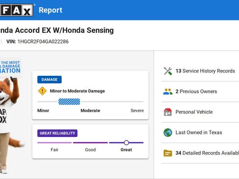 Used 2016 Honda Accord EX image 20