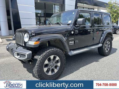 Used 2020 Jeep Wrangler Unlimited Sahara image 1
