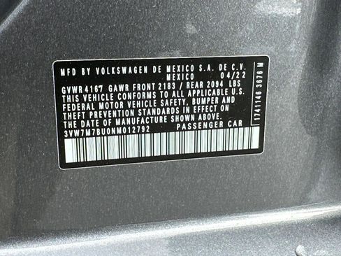 Used 2022 Volkswagen Jetta SE w/ Panoramic Sunroof Package image 29