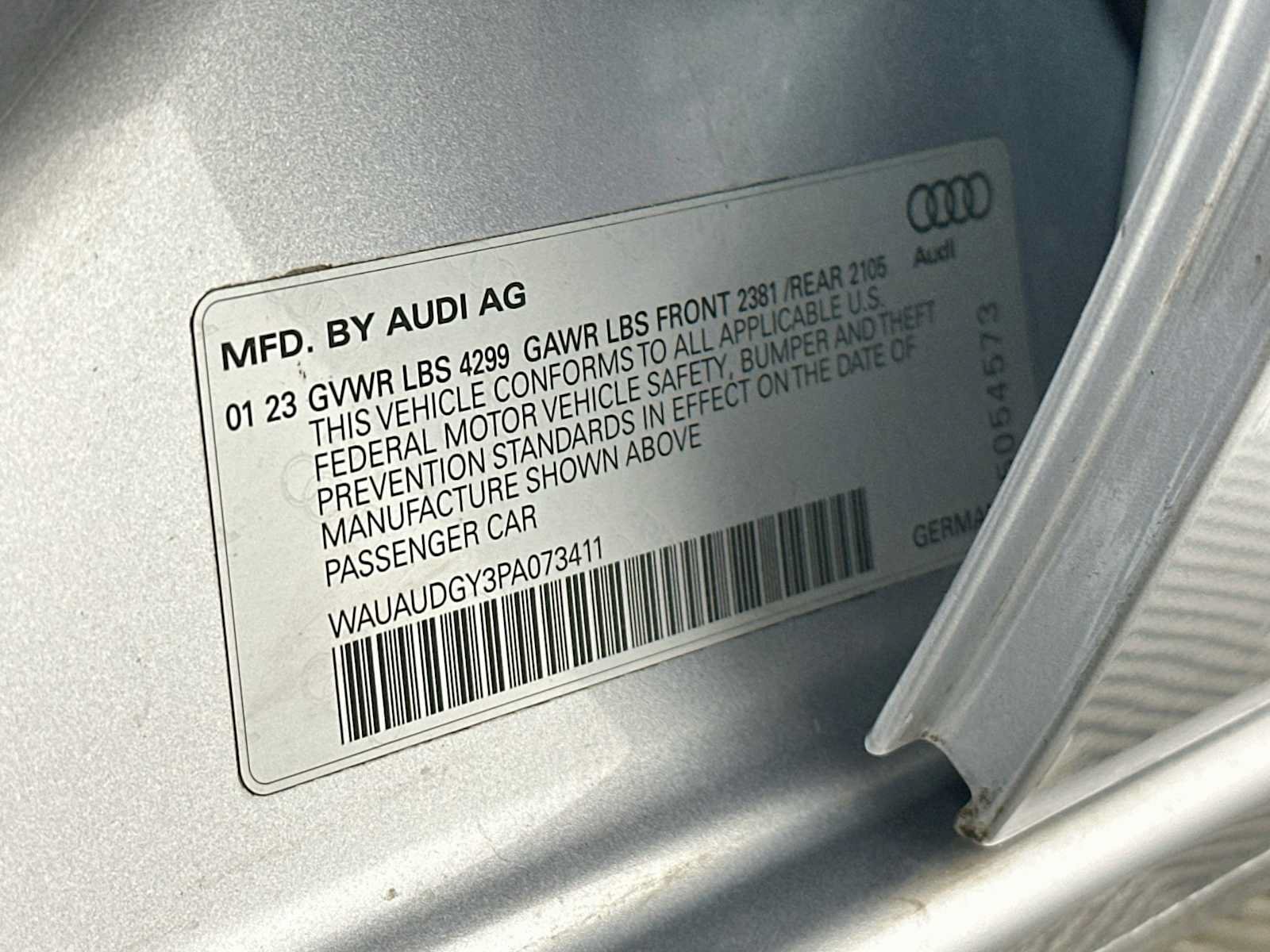 Certified 2023 Audi A3 2.0T Premium w/ Convenience Package FWD image 30