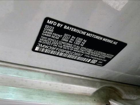 Used 2023 BMW 330e w/ M Sport Package RWD image 13