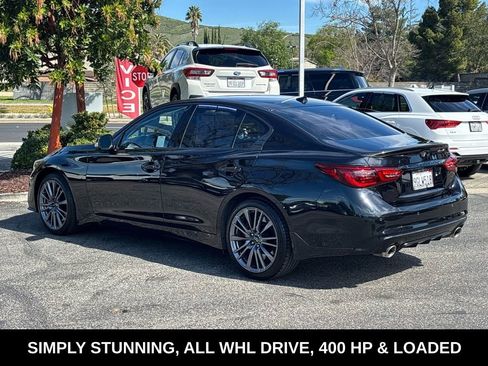 Certified 2023 INFINITI Q50 Red Sport 400 w/ Black Opal Edition image 7