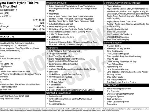 Used 2024 Toyota Tundra TRD Pro image 43