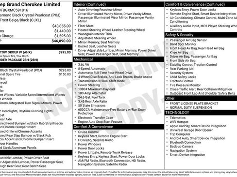 Used 2021 Jeep Grand Cherokee Limited w/ Trailer Tow Group IV image 3