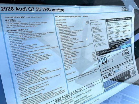 New 2026 Audi Q7 Premium Plus image 19