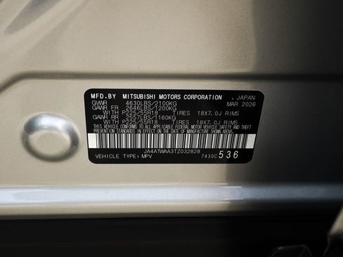 New 2026 Mitsubishi Eclipse Cross SE AWD/4WD image 15