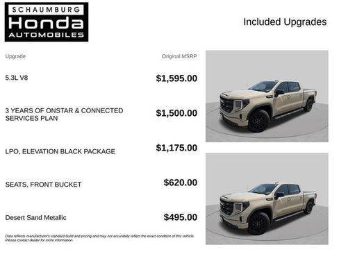 Used 2022 GMC Sierra 1500 Elevation w/ LPO, Elevation Black Package AWD/4WD image 4