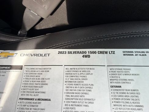 Used 2023 Chevrolet Silverado 1500 LTZ AWD/4WD image 42