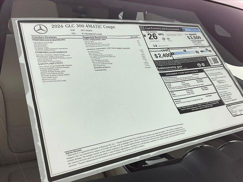 New 2026 Mercedes-Benz GLC 300 GLC 300 Coupe image 13