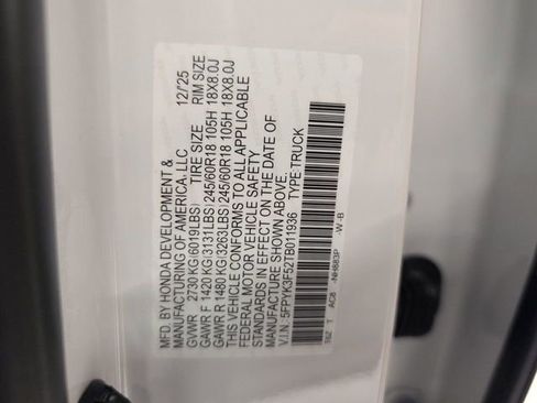 New 2026 Honda Ridgeline RTL image 36