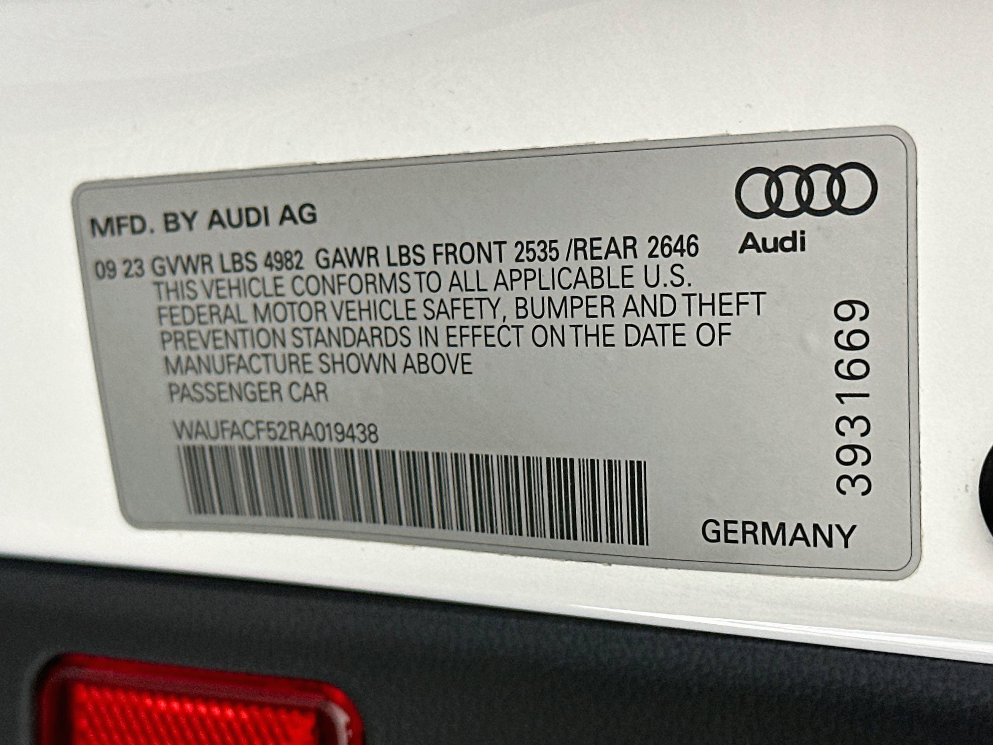 Used 2024 Audi A5 2.0T Premium Plus w/ Premium Plus AWD/4WD image 12