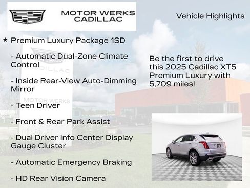 New 2025 Cadillac XT5 Premium Luxury image 6