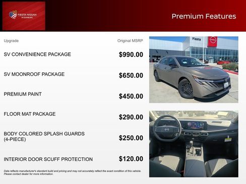 New 2026 Nissan Sentra SV w/ SV Convenience Package FWD image 3