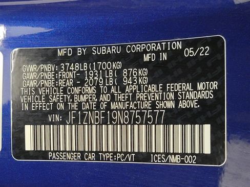 Used 2022 Toyota GR86 Premium w/ ALL Weather Mat Package (TMS) RWD image 26