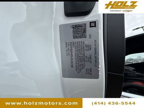 Certified 2020 Chevrolet Corvette Stingray Premium Cpe w/ 3LT Preferred Equipment Group image 37