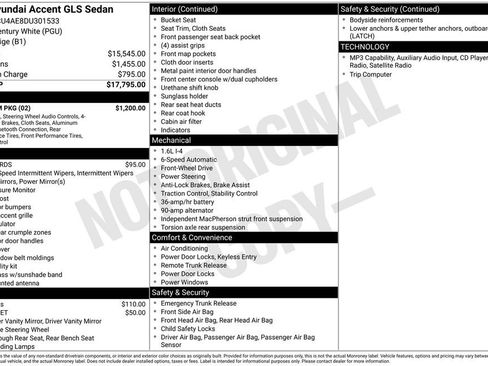Used 2013 Hyundai Accent GLS w/ Premium Pkg FWD image 4