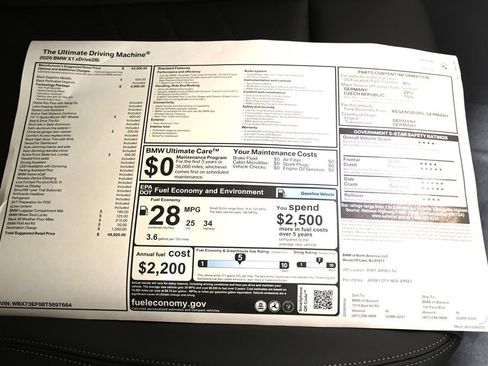 Used 2026 BMW X1 xDrive28i w/ Technology Package AWD/4WD image 35