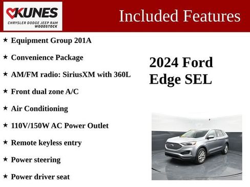 Used 2024 Ford Edge SEL AWD/4WD image 3