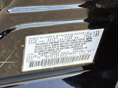 New 2026 Nissan Sentra S w/ Floor Mat Package FWD image 38