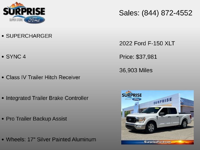 Used 2022 Ford F150 XLT w/ Trailer Tow Package AWD/4WD image 12