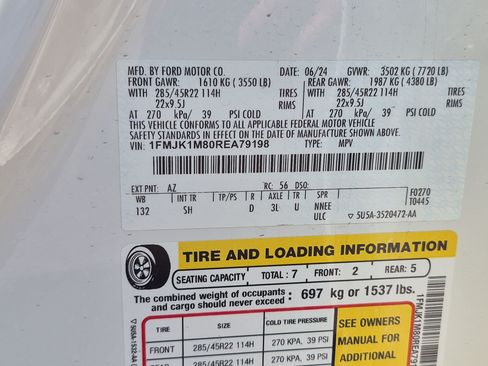 Certified 2024 Ford Expedition Max Platinum AWD/4WD image 36