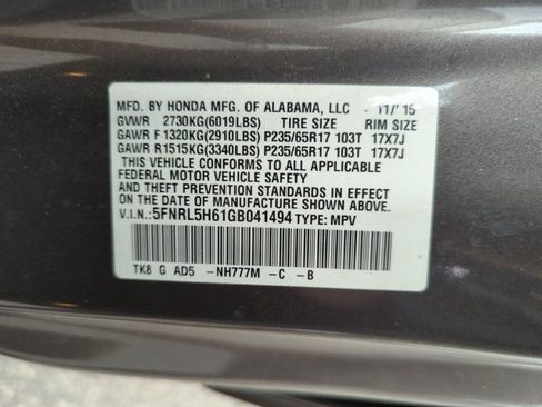 Used 2016 Honda Odyssey EX-L image 15