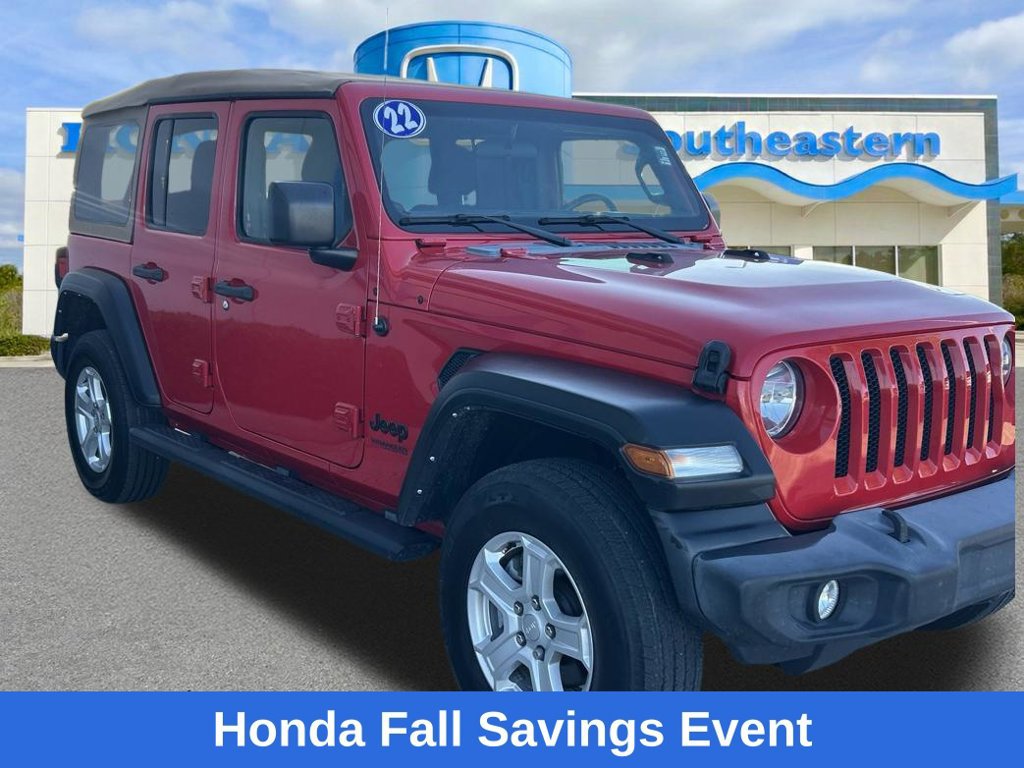Used 2022 Jeep Wrangler Unlimited Sport AWD/4WD image 3