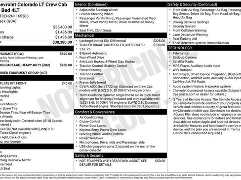 Used 2022 Chevrolet Colorado LT w/ Safety Package AWD/4WD image 3