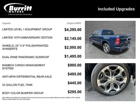 Used 2022 RAM 1500 Limited AWD/4WD image 6