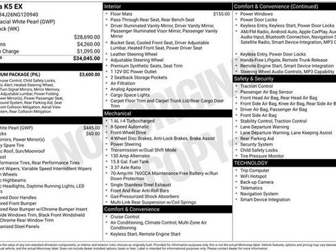 Used 2022 Kia K5 EX w/ EX Premium Package image 9