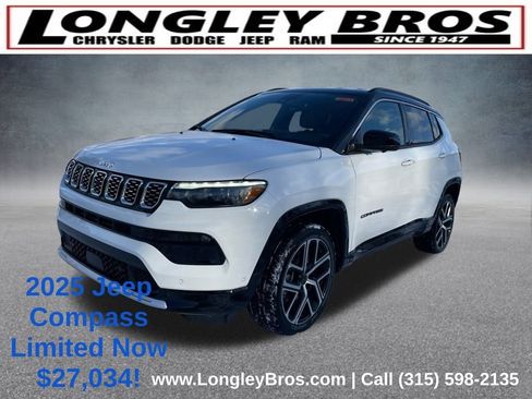 Used 2025 Jeep Compass Limited w/ Elite Group AWD/4WD image 1
