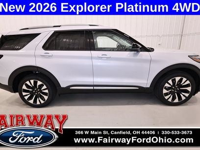 New 2026 Ford Explorer Platinum w/ LUX Leather Package