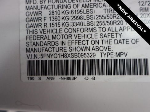 Certified 2025 Honda Pilot Elite image 37