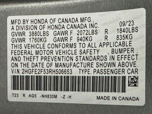 Used 2024 Honda Civic Sport image 12