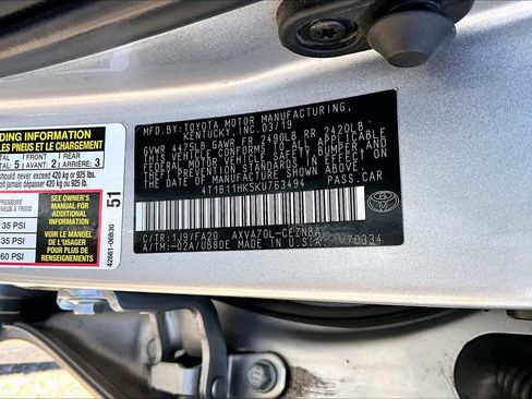 Used 2019 Toyota Camry LE FWD image 36